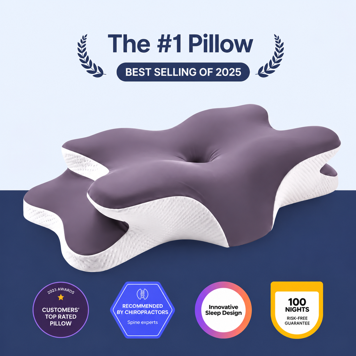 Nevora™ – Ergonomic Pillow